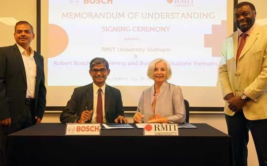 RMIT Việt Nam hợp tác với Bosch về đào tạo và thực hành