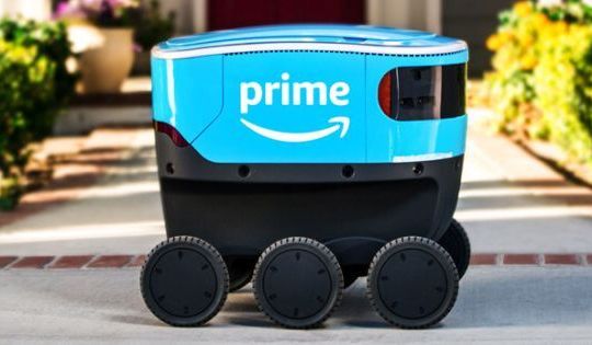 Amazon tung robot giao hàng tự lái mới
