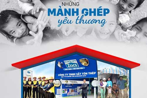 BlueScope Zacs khởi động “Mảnh ghép yêu thương”, tặng mái ấm cho người nghèo