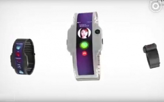 Smartwatch màn hình gập đầu tiên chuẩn bị ra mắt