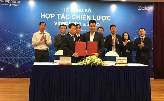VinaPhone và Zalo hợp tác chiến lược, cung cấp sản phẩm trên nền tảng số