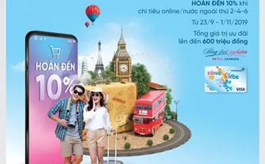 VietinBank hoàn đến 500.000 VND khi chi tiêu bằng thẻ Visa debit Sống khỏe