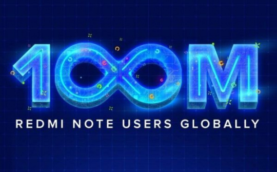 100 triệu chiếc Redmi Note được bán ra trên toàn cầu
