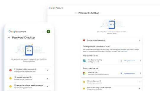 Công cụ kiểm tra mật khẩu Password Checkup chính thức ra mắt