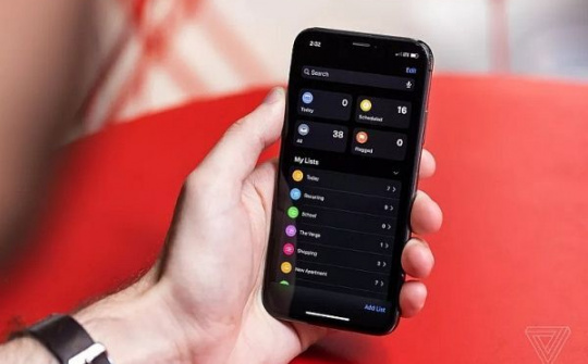Ứng dụng Reminder trên iOS 13 gặp lỗi
