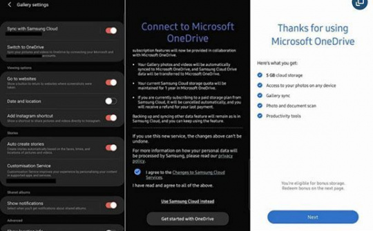 Samsung và Microsoft tiếp tục thúc đẩy việc tích hợp một số dịch vụ