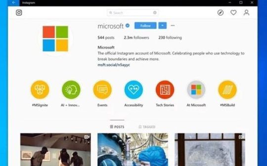 Sẽ sớm có phiên bản ứng dụng web của Instagram cho Windows 10