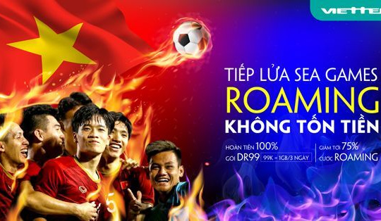 Viettel tặng 1GB data roaming cho khách hàng đi Philippines cổ vũ SEA Games 30