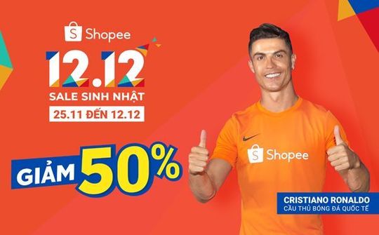 Nhiều sản phẩm giảm sốc trong "Siêu Show" 12.12 Sale Sinh nhật Shopee