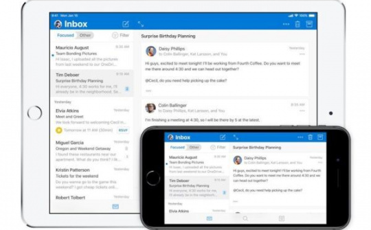 Microsoft ra mắt ứng dụng Outlook mới cho thiết bị iOS