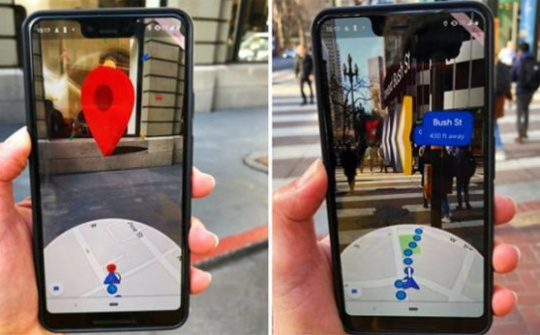 Google Maps cho phép người dùng thử nghiệm tính năng AR