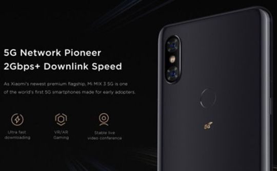 Xiaomi Mi Mix 3 5G ra mắt với chip Snapdragon 855