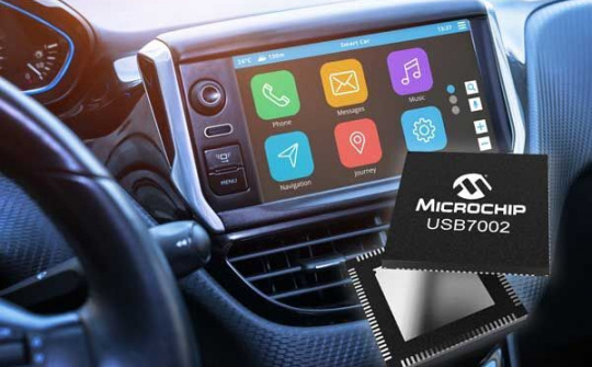 Microchip công bố vi mạch USB 3.1 Gen1 SmartHub dành cho ô tô
