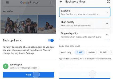 Tùy chọn Express đang được triển khai dần cho Google Photos