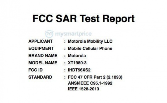 Motorola Moto Z4 Play số mã XT1980-3 bất ngờ được FCC chứng nhận
