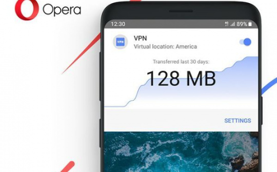 Opera Android được tích hợp công cụ VPN miễn phí