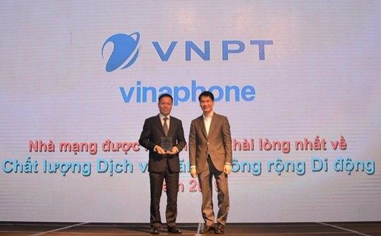 VinaPhone tiếp tục dẫn đầu về sự hài lòng của khách hàng với chất lượng 3G/4G