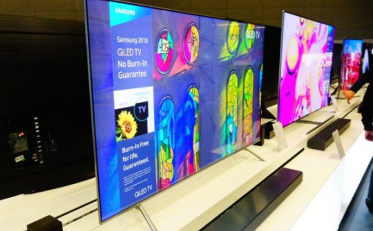 Samsung và LG cạnh tranh quyết liệt trên thị trường TV cao cấp