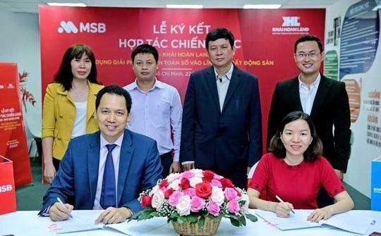 MSB cung cấp giải pháp tài chính toàn diện cho khách hàng của Khải Hoàn Land