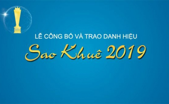 [Trực tiếp] Lễ công bố & trao danh hiệu Sao Khuê 2019