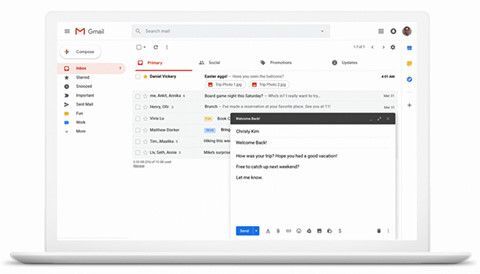 Gmail nâng cấp tính năng thông minh