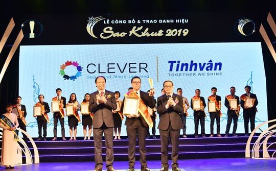 Phần mềm đào tạo trực tuyến Clever nhận Danh hiệu Sao Khuê 2019