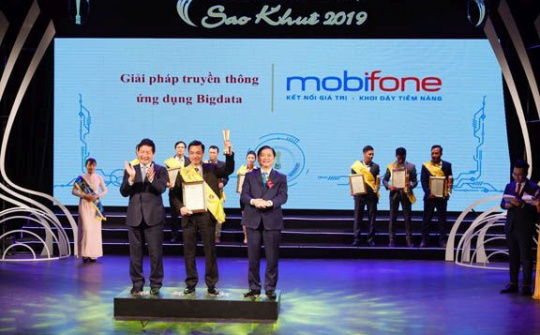 Giải pháp phần mềm của MobiFone vào Top 10 Sao Khuê 2019
