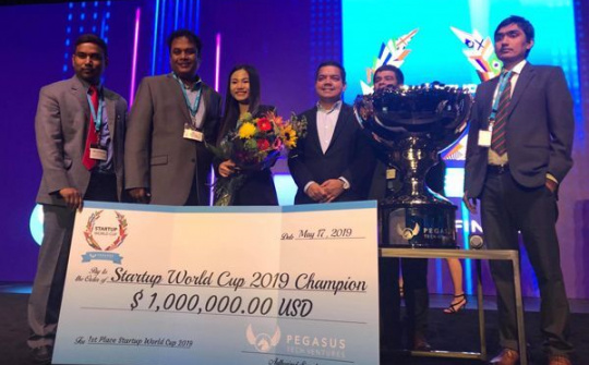 Startup Việt giành giải thưởng 1 triệu USD tại Startup World Cup