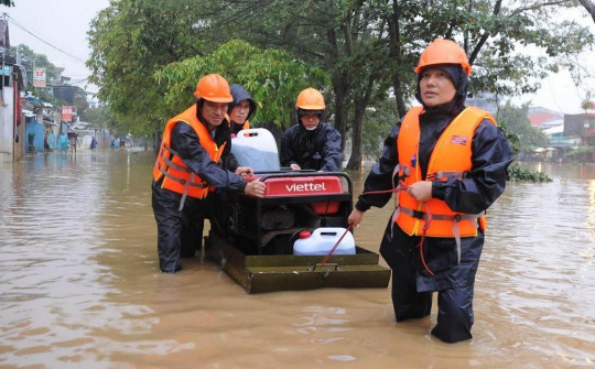 Viettel triển khai chính sách hỗ trợ người dân vùng ảnh hưởng bão Noru