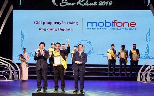 Giải pháp truyền thông ứng dụng Big Data của Mobifone lọt Top 10 Sao Khuê 2019