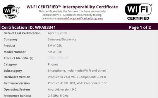 Samsung sắp ra mắt smartphone giá rẻ Galaxy A10e