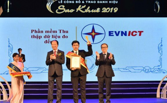 Phần mềm EVNHES của EVNICT được vinh danh tại Sao Khuê 2019