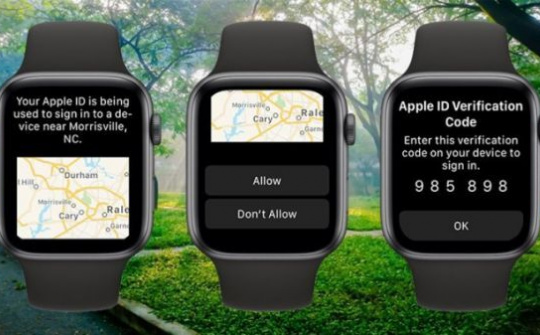 Mã bảo mật Apple ID nay đã hiển thị trên Apple Watch chạy watchOS 6