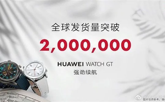 Huawei vượt ngưỡng 2 triệu chiếc Watch GT bán ra toàn cầu