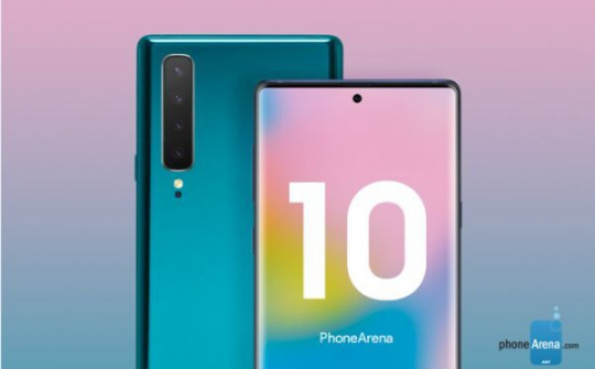 Galaxy Note 10 sẽ không còn các nút bấm