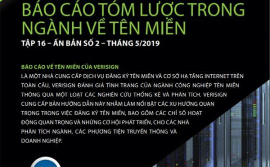 Quý 1/2019: Internet phát triển lên đến 351,8 triệu lượt đăng ký tên miền