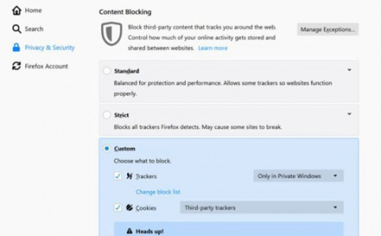 Firefox sẽ được tập trung tăng cường tính năng bảo mật cho người dùng