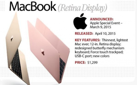 Apple khai tử máy tính MacBook nguyên bản