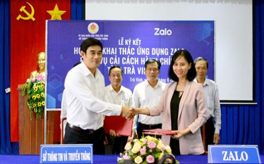 “Cổng thông tin điện tử tỉnh Trà Vinh” có mặt trên ứng dụng Zalo