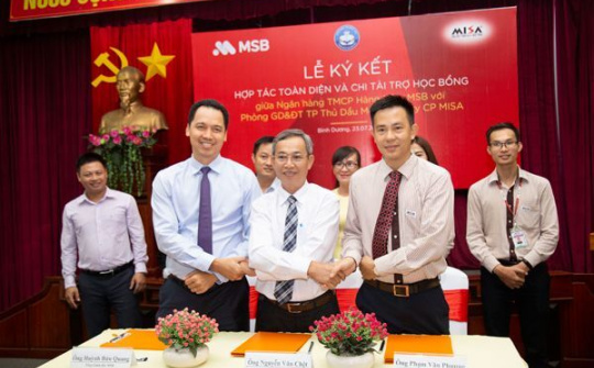 MSB cung cấp giải pháp thanh toán cho PHHS tại TP. Thủ Dầu Một