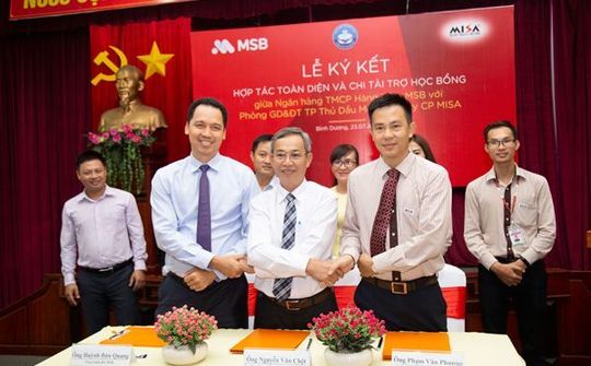 MSB cung cấp giải pháp thanh toán cho PHHS tại TP. Thủ Dầu Một