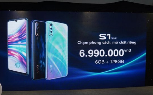Vivo S1 ra mắt thị trường Việt Nam, giá 6.99 triệu đồng