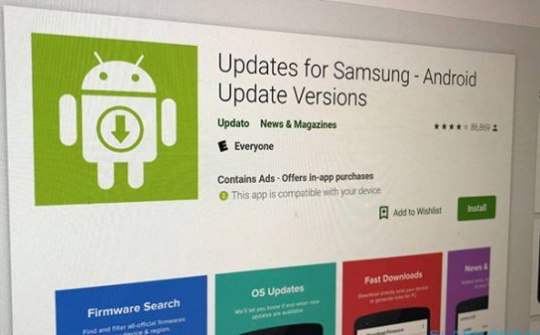 Ứng dụng Samsung giả mạo trên Android có 10 triệu lượt tải