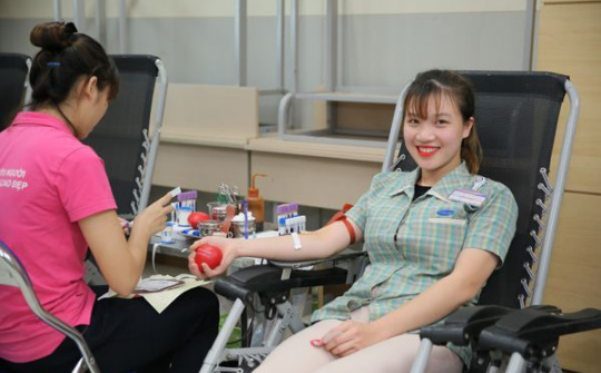 “Chung dòng máu Việt” 2019 lan tỏa đến Samsung Thái Nguyên