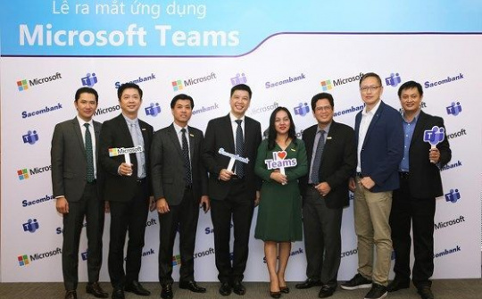 Sacombank ứng dụng Microsoft Teams số hóa môi trường làm việc
