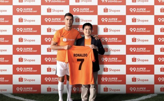 Cristiano Ronaldo trở thành Đại sứ thương hiệu của Shopee