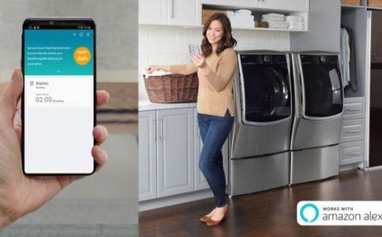 Amazon Dash Replenished sẽ giúp các thiết bị gia dụng ThinQ của LG thêm thú vị