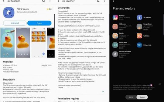 Samsung phát hành ứng dụng 3D Scanner cho Galaxy Note 10+