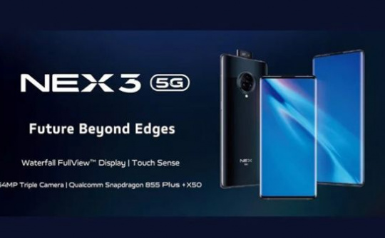 Vivo ra mắt smartphone NEX 3, giá khoảng 707 USD