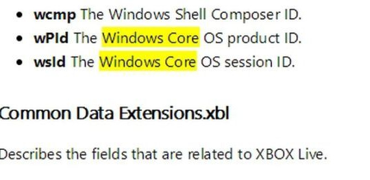 Hệ điều hành mới của Microsoft có tên gọi tên gọi Windows Core
